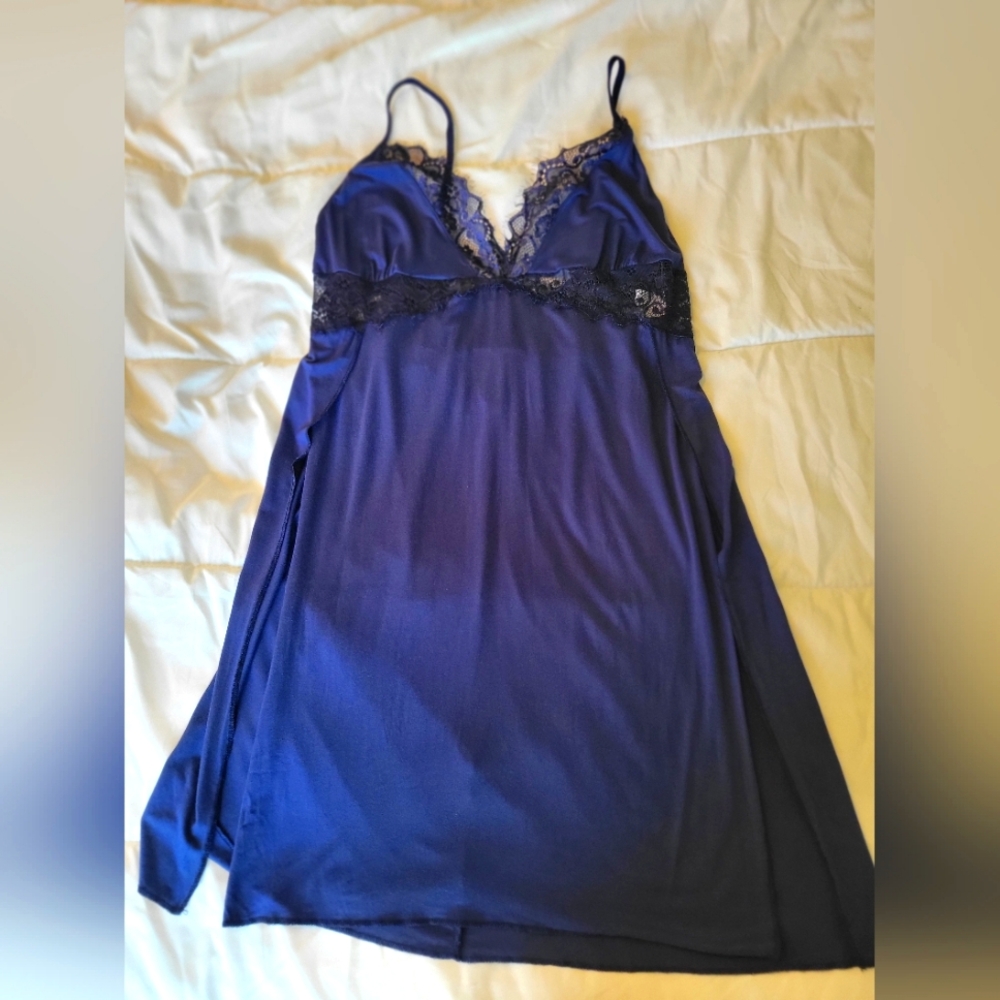 NWOT Sexy Navy Nightie